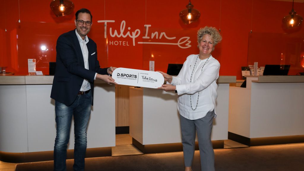 Restart der Partnerschaft zwischen Tulip Inn Hotel Düsseldorf Arena und D.SPORTS, tulipinndusarena.com