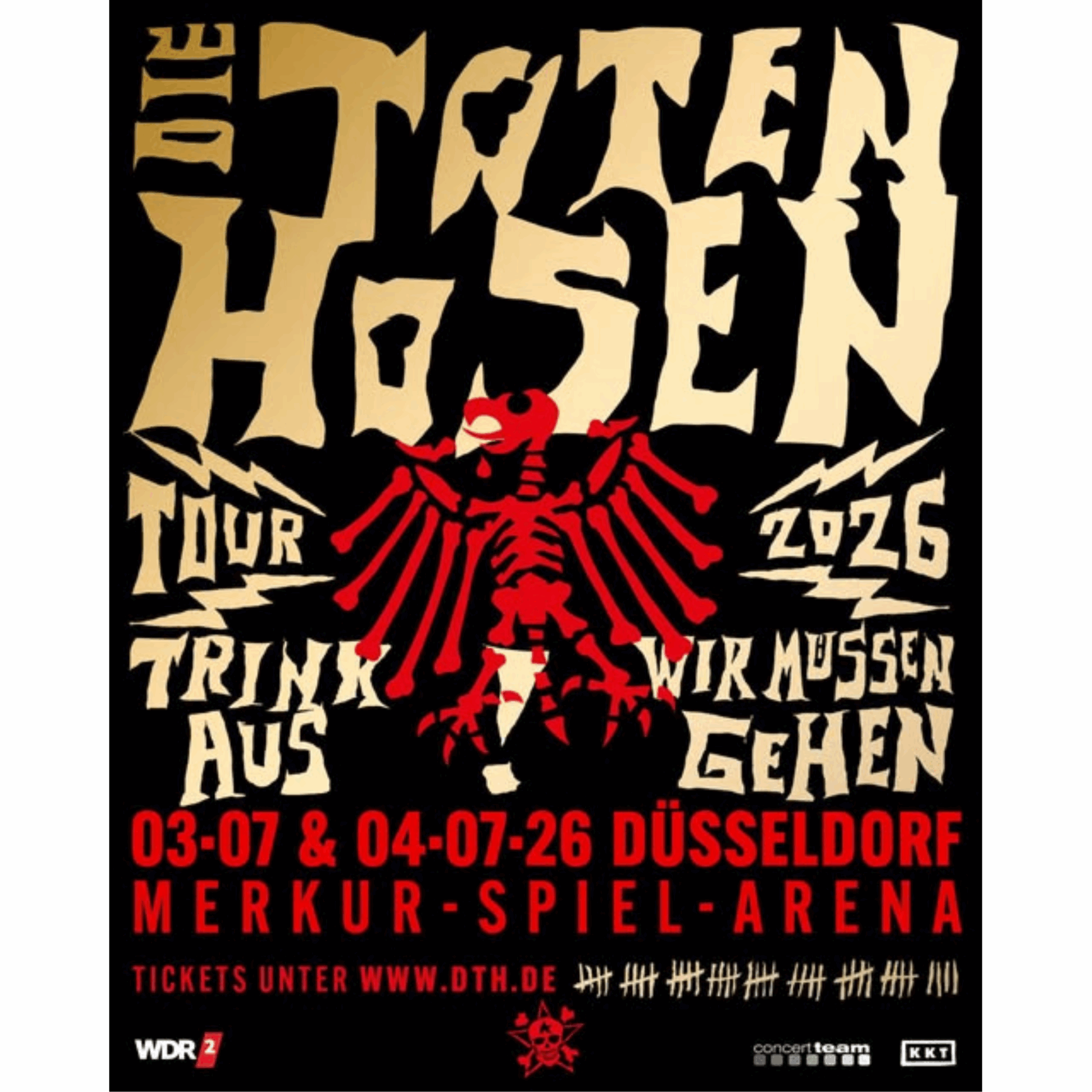 DIE TOTEN HOSEN, tulipinndusarena.com