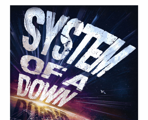 Plakat der Band System of a Down für das Konzert im Open Air Park Düsseldorf in 2026